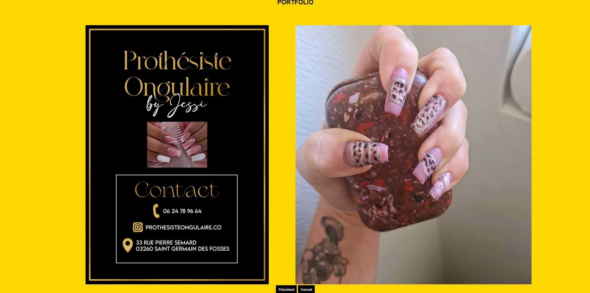 Projet site vitrine